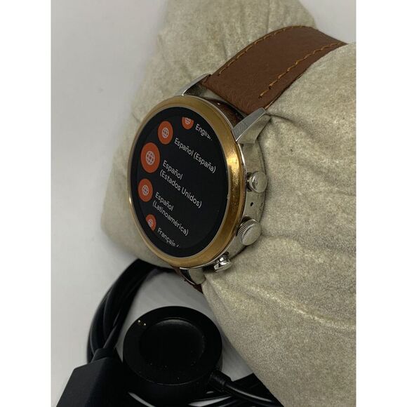 Fossil Gen 4 Authentic Digital Dial Smart Watch Custom Band FTW6016 ZA656 - Picture 3 of 12